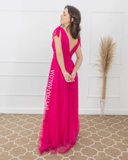 Vestido De Amarrar Três Marias VESTIDO LONGO PETRA FINA